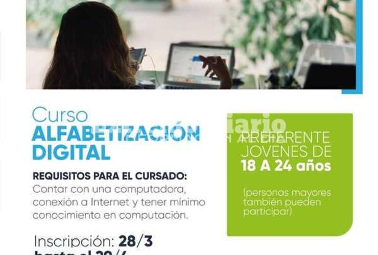 Imagen de Se extendió el plazo de inscripción al curso de alfabetización digital en Fighiera