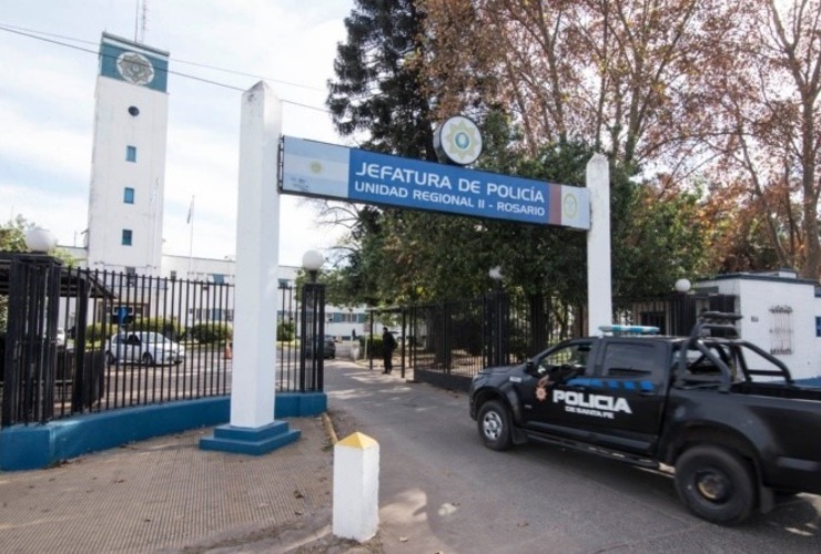 El procedimiento se realizó en la sede de Jefatura de Rosario (Alan Monzón/Rosario3) El procedimiento se realizó en la sede de Jefatura de Rosario (Alan Monzón/Rosario3)