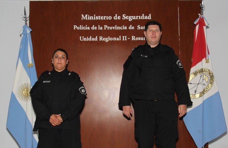 Margarita Romero y el subdirector Mario Goyenechea (Prensa URII).