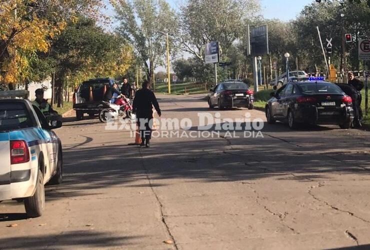 Imagen de Control policial y un detenido