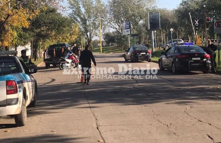 Imagen de Control policial y un detenido