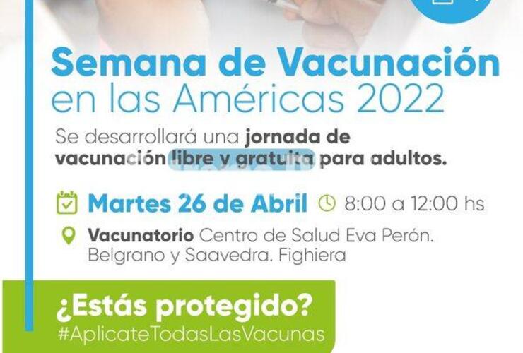 Imagen de Semana de Vacunación en las Américas 2022 en Fighiera