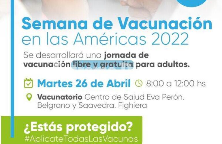 Imagen de Semana de Vacunación en las Américas 2022 en Fighiera