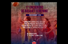 Imagen de El s&aacute;bado, 1er Encuentro de B&aacute;squet Femenino de Talleres en categor&iacute;as Mini y U14.