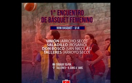 Imagen de El s&aacute;bado, 1er Encuentro de B&aacute;squet Femenino de Talleres en categor&iacute;as Mini y U14.