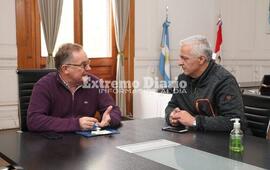 Imagen de Nizar Esper mantuvo una reuni&oacute;n con el Ministro de Seguridad de Santa Fe, Jorge Lagna