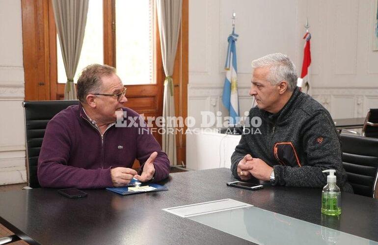 Imagen de Nizar Esper mantuvo una reunión con el Ministro de Seguridad de Santa Fe, Jorge Lagna