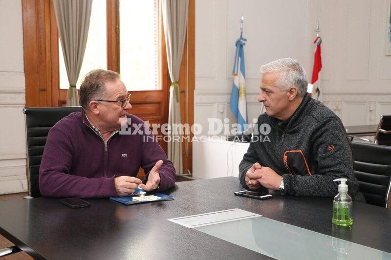 Imagen de Nizar Esper mantuvo una reuni&oacute;n con el Ministro de Seguridad de Santa Fe, Jorge Lagna