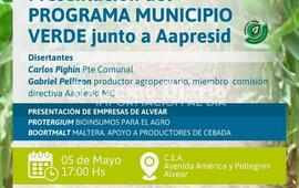 Imagen de Alvear: Presentaci&oacute;n del programa "Municipio Verde"