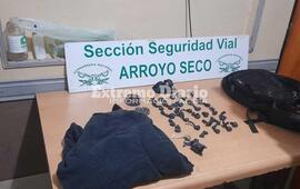 Imagen de Advierte un control y se da a la fuga arrojando mochila con droga