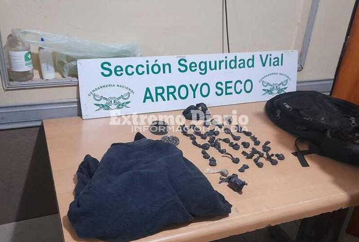 Imagen de Advierte un control y se da a la fuga arrojando mochila con droga