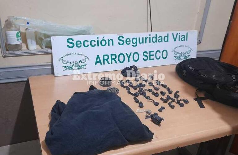 Imagen de Advierte un control y se da a la fuga arrojando mochila con droga