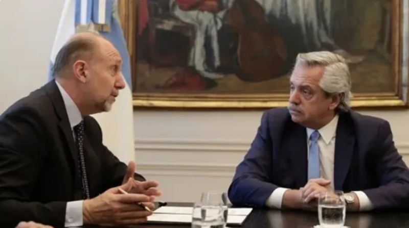 Imagen de El presidente Fern&aacute;ndez recibe a Perotti y Javkin por el tema de la inseguridad en Rosario