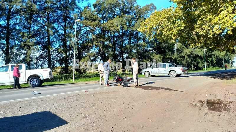 Imagen de Fighiera: Un herido tras accidente en Ruta 21 y Cresta