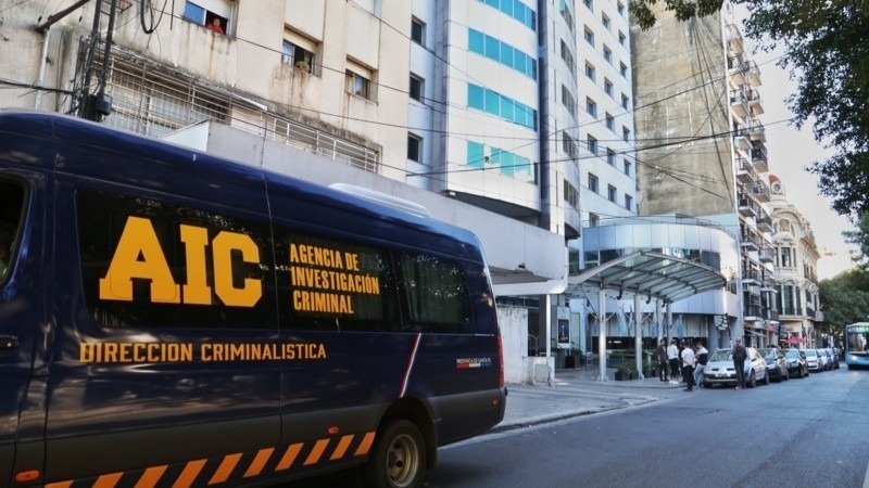 La AIC trabaj&oacute; en la escena donde fue hallado el cuerpo de Nara Acosta. (Alan Monz&oacute;n/Rosario3)