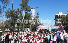 Imagen de Alumnos de la Escuela N&deg;3007 de Fighiera visitaron los Juegos Suramericanos de la Juventud