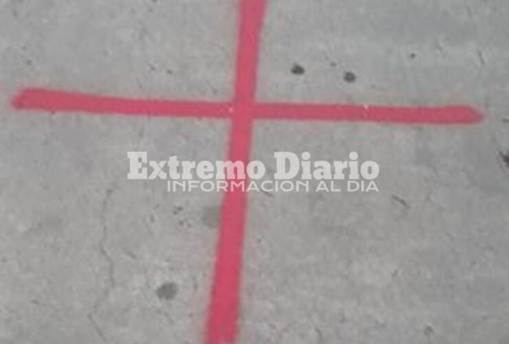 Imagen de Las misteriosas cruces pintadas en la calle