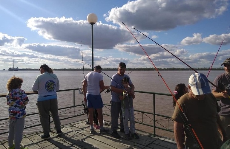 Imagen de 2do Encuentro para Escuelita y Cadetes, organizado por la subcomisión de Pesca del Rowing Club.