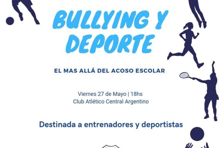 Imagen de El 27/05 en Central Argentino, charla informativa sobre Bullying y Deporte, destinada a Entrenadores/as y Deportistas.