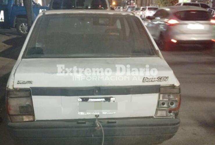 El coche fue trasladado anoche a la comisaría 27ma.