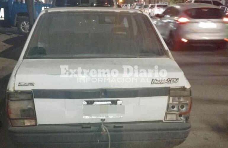 El coche fue trasladado anoche a la comisaría 27ma.