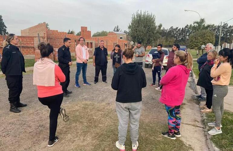 Las autoridades transmitieron las acciones que se vienen desarrollando en materia de seguridad y prevención.