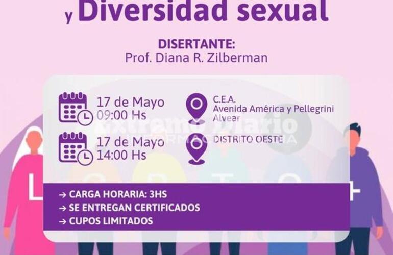 Imagen de Jornada sobre violencia de género y diversidad sexual en Alvear