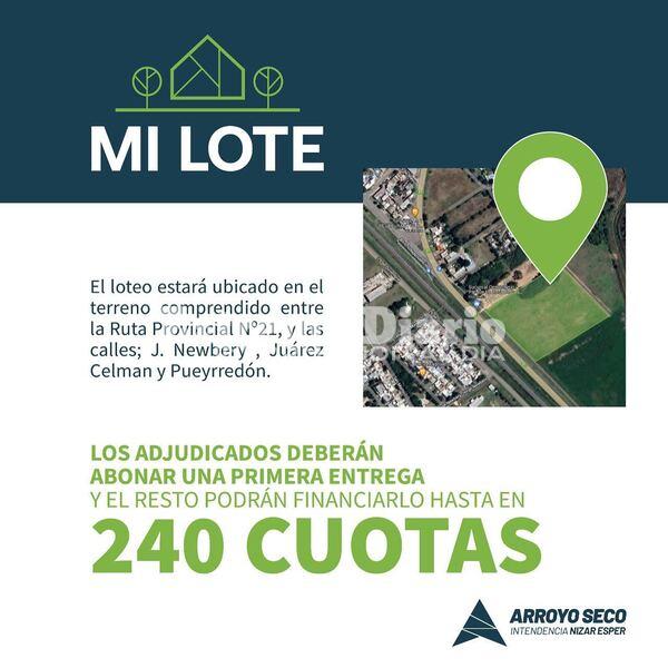 Imagen de Programa Mi Lote: Primer loteo municipal de Arroyo Seco