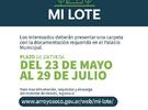 Imagen de Programa Mi Lote: Primer loteo municipal de Arroyo Seco