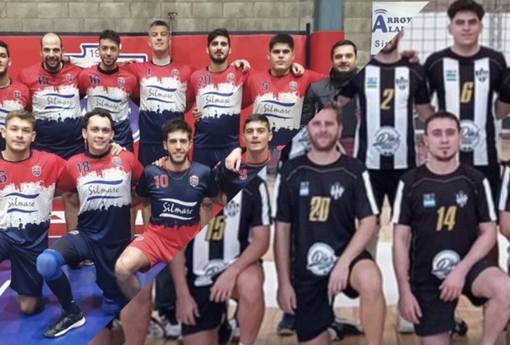 Imagen de Talleres y Unión juegan el clásico en el Maxi Voley Masculino