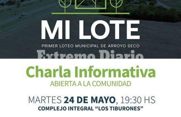 Imagen de Charla informativa sobre el programa "Mi Lote"