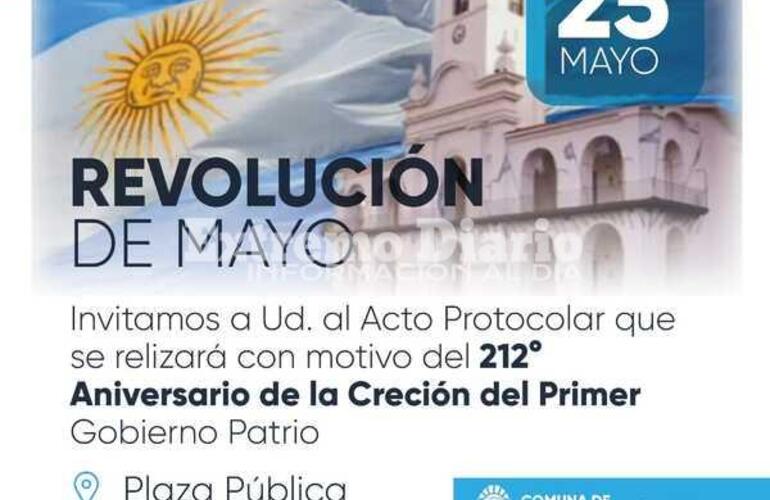 Imagen de Acto Protocolar del 25 de Mayo de Fighiera