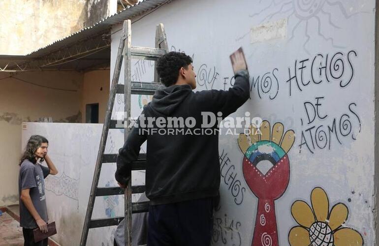 Imagen de Comenzó el taller de mantenimiento edilicio en el Centro Cultural