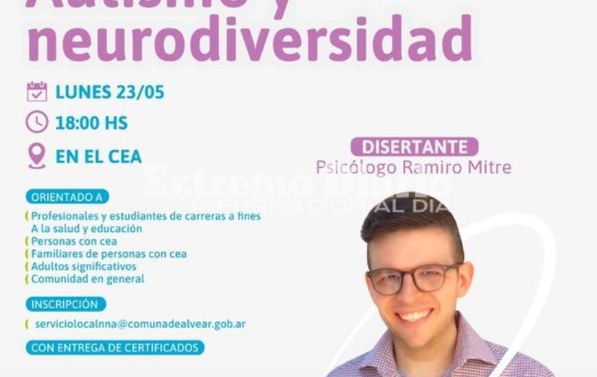 Imagen de Taller sobre autismo y neurodiversidad en Alvear