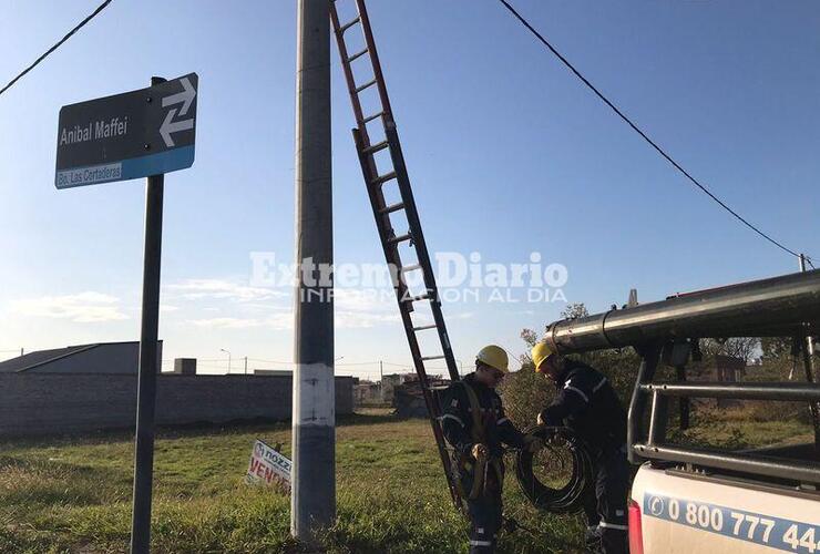 Imagen de Robaron 50 metros de cable de la EPE