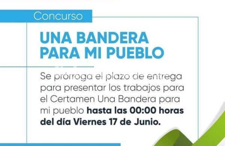Imagen de El concurso "una bandera para mi pueblo" cerrar&aacute; el 17 de junio