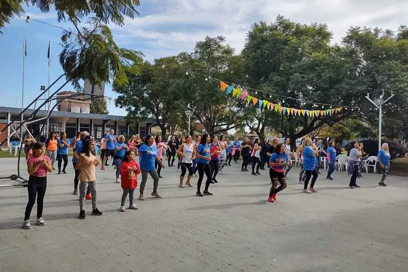 La profe del "Picante" Mar&iacute;a Laura Alviso organiz&oacute; un Zumbathon