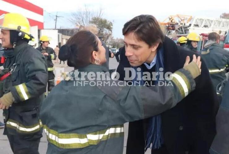 Imagen de Rodolfo Stangoni participó del acto por el Día del Bombero Voluntario y resaltó "el trabajo y el empeño" de la institución