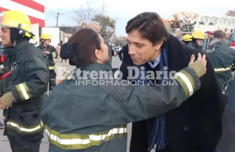 Imagen de Rodolfo Stangoni participó del acto por el Día del Bombero Voluntario y resaltó "el trabajo y el empeño" de la institución