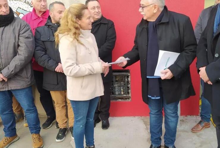 La comuna particip&oacute; del acto por el D&iacute;a del Bombero Voluntario.