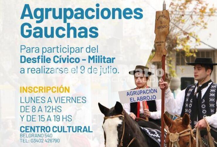 Imagen de Convocatoria de agrupaciones gauchas para el desfile del 9 de julio