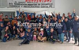 Imagen de Se realiz&oacute; el Plenario Provincial de la Federaci&oacute;n Argentina de Cartoneros, Carreros y Recicladores en Arroyo Seco