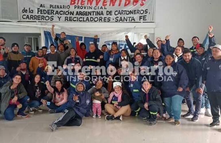 Imagen de Se realiz&oacute; el Plenario Provincial de la Federaci&oacute;n Argentina de Cartoneros, Carreros y Recicladores en Arroyo Seco
