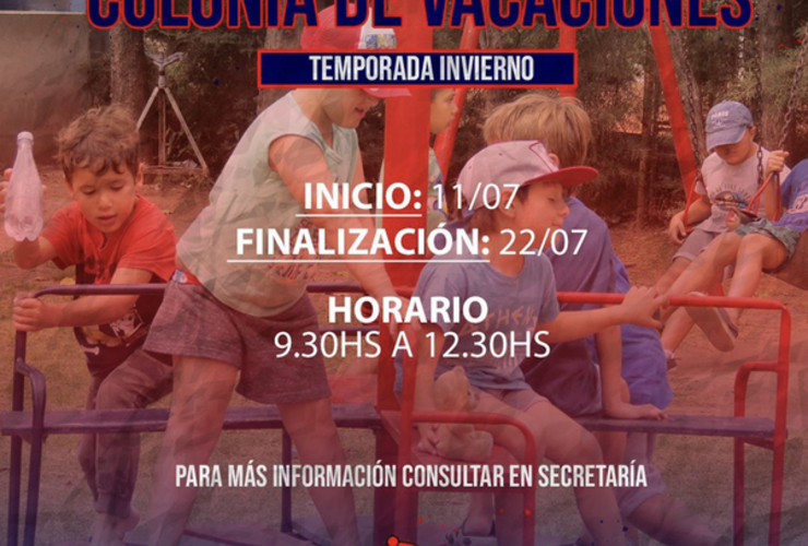 Imagen de Talleres abrió la inscripción para su Colonia de vacaciones temporada Invierno 2022.