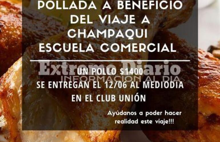 Imagen de Venta de pollos a beneficio de alumnos de la Escuela Comercial