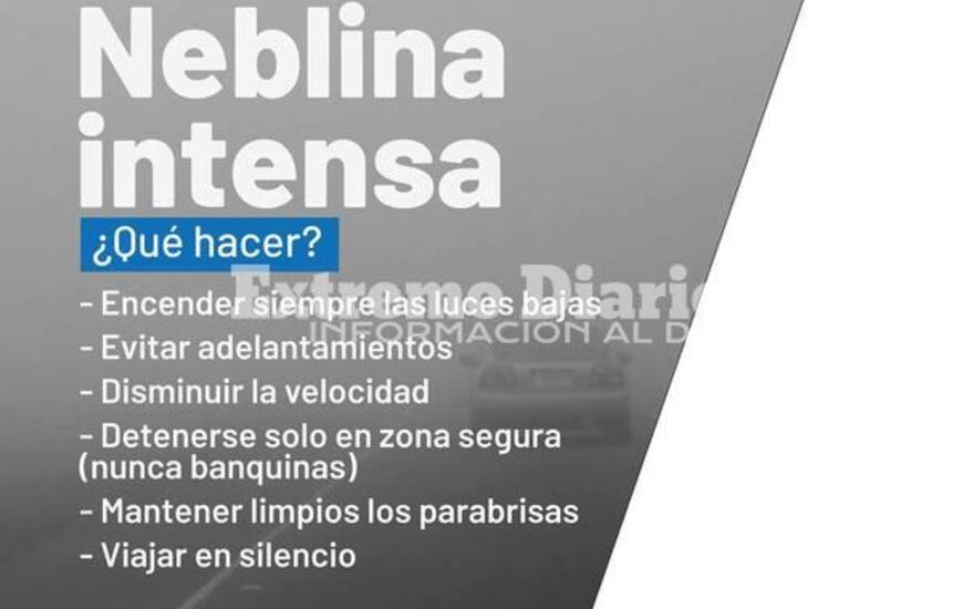 Imagen de Neblina intensa: &iquest;Qu&eacute; hacer?