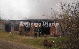 Imagen de Playa Hermosa: Incendio en una vivienda