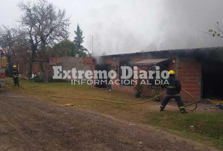 El siniestro tuvo lugar esta mañana