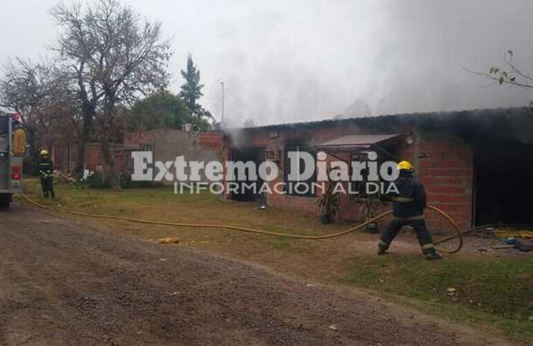 El siniestro tuvo lugar esta mañana