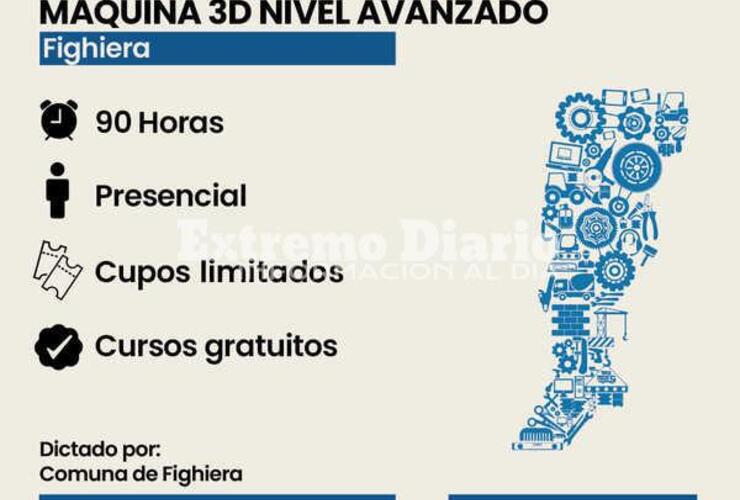 Imagen de Fighiera: Curso gratuito de modelado e impresión en Máquina 3D en nivel avanzado